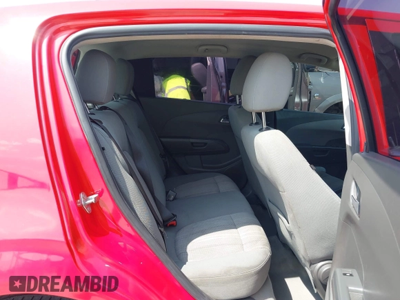 2014 Chevrolet Sonic LT with VIN 1G1JC6SH7E4135650, listed as a IAAI auction lot 41954694 with 103,944 mi miles. Bid and sale history available at carsss.com. Image 8.
