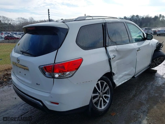 2013 Nissan Pathfinder SL with VIN 5N1AR2MN9DC672800, listed as a IAAI auction lot 41161165 with 172,678 mi miles. Bid and sale history available at carsss.com. Image 4.