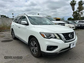 2017 Nissan Pathfinder SL with VIN 5N1DR2MM7HC908242, listed as a Copart auction lot 60121835 with 48,171 mi miles and Clean title. Bid and sale history available at DreamBid. Image 1.