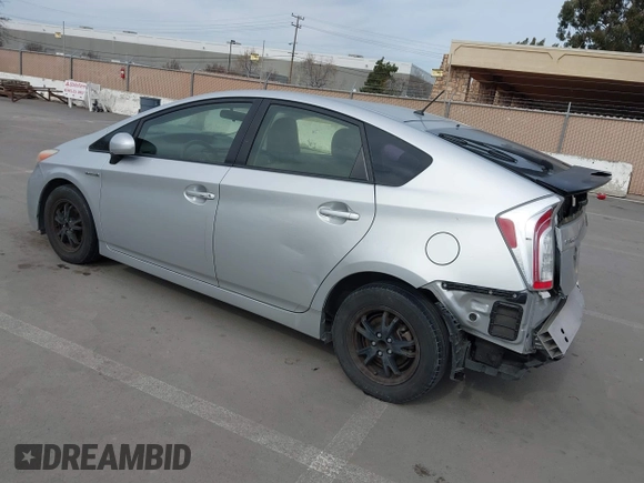 2012 Toyota Prius One with VIN JTDKN3DU4C5507872, listed as a IAAI auction lot 41739495 with 193,561 mi miles. Bid and sale history available at carsss.com. Image 3.