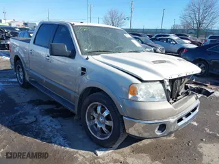 2007 Ford F-150 XLT with VIN 1FTPW12V17FB29125, listed as a IAAI auction lot 41413276 with 163,343 mi miles. Bid and sale history available at carsss.com. Image 1.