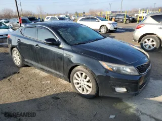 2014 Kia Optima EX with VIN 5XXGN4A77EG297857, listed as a Copart auction lot 46176715 with 150,452 mi miles and Salvage Title. Bid and sale history available at carsss.com. Image 4.