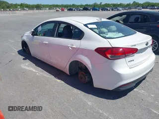 2017 Kia Forte LX with VIN 3KPFL4A70HE008347, listed as a IAAI auction lot 42028615 with 1 mi miles. Bid and sale history available at carsss.com. Image 3.