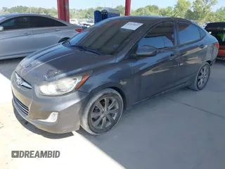 2012 Hyundai Accent GLS with VIN KMHCU4AE5CU246327, listed as a IAAI auction lot 42124657 with 139,287 mi miles. Bid and sale history available at carsss.com. Image 17.