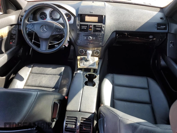 2008 Mercedes-Benz C 350 Sport with VIN WDDGF56X58R040330, listed as a Copart auction lot 86810664 with 78,455 mi miles and Salvage Title. Bid and sale history available at DreamBid. Image 8.