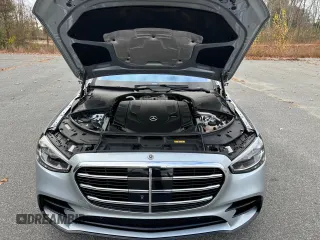 2021 Mercedes-Benz S-Class S 580 with VIN W1K6G7GB8MA039284, listed as a Copart auction lot 51819575 with 77,726 mi miles and Clean Title. Bid and sale history available at carsss.com. Image 7.