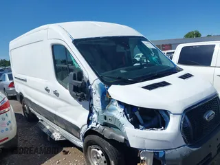 2023 Ford Transit Cargo with VIN 1FTBR1C87PKB05736, listed as a IAAI auction lot 42221931 with 40,248 mi miles and . Bid and sale history available at DreamBid. Image 13.