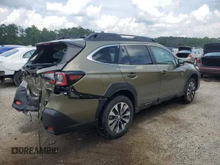 2025 Subaru Outback Limited с VIN 4S4BTANCXS3143253, выставлен на аукционе Copart как лот 57230515 с пробегом 17 763 миль миль и Списание • Salvage title. История ставок и продаж доступна на DreamBid. Изображение 3.