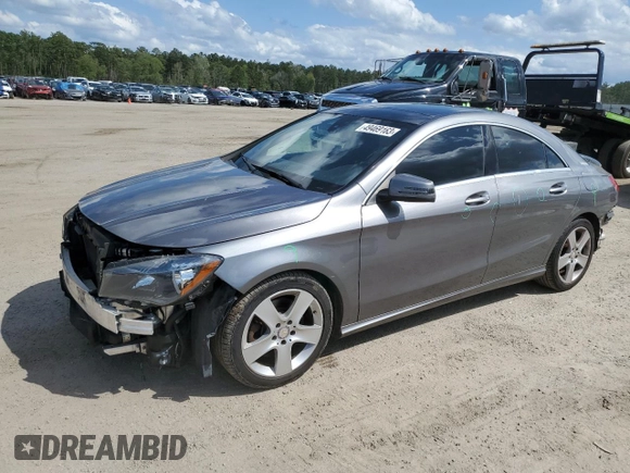 2016 Mercedes-Benz CLA with VIN WDDSJ4EB7GN337601, listed as a Copart auction lot 49469163 with 66,876 mi miles. Bid and sale history available at carsss.com. Image 1.