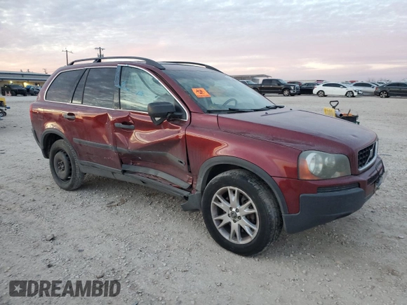 2006 Volvo XC90 2.5L Turbo with VIN YV4CY592961297213, listed as a Copart auction lot 42328955 with 214,701 mi miles and Salvage Title. Bid and sale history available at carsss.com. Image 4.