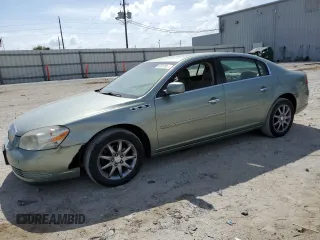 2007 Buick Lucerne V6 CXL with VIN 1G4HD57257U153516, listed as a Copart auction lot 53911495 with 76,526 mi miles and Salvage Title. Bid and sale history available at carsss.com. Image 1.