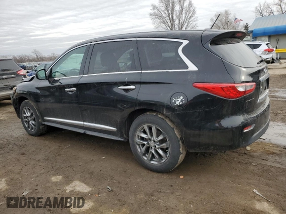 2013 Infiniti JX35 with VIN 5N1AL0MM0DC330861, listed as a Copart auction lot 45128415 with 146,219 mi miles and Salvage Title. Bid and sale history available at DreamBid. Image 2.