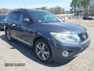 2014 Nissan Pathfinder S z VIN 5N1AR2MM3EC603111, wystawiony jako IAAI lot #41815459 z przebiegiem 169 276 mil mil oraz . Historia ofert i sprzedaży dostępna na DreamBid. Obrazek 1.