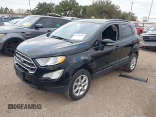 2019 Ford EcoSport SE with VIN MAJ3S2GE6KC299022, listed as a IAAI auction lot 41195650 with 77,949 mi miles and . Bid and sale history available at DreamBid. Image 20.