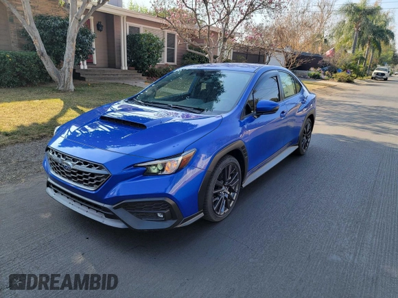 2023 Subaru WRX Premium with VIN JF1VBAH61P8802119, listed as a Copart auction lot 49538505 with 197 mi miles and Salvage title. Bid and sale history available at DreamBid. Image 2.
