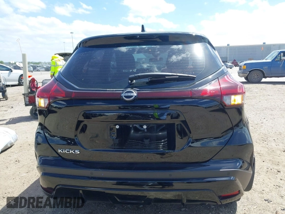 2022 Nissan Kicks S with VIN 3N1CP5BV3NL514002, listed as a IAAI auction lot 41824220 with 57,881 mi miles. Bid and sale history available at carsss.com. Image 16.