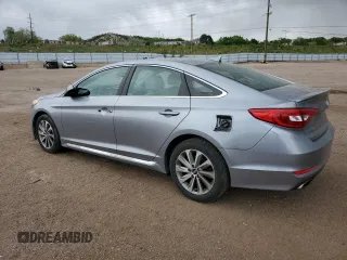 2016 Hyundai Sonata Sport с VIN 5NPE34AF0GH268888, выставлен на аукционе Copart как лот 57475645 с пробегом 63 379 миль миль и Списание • Salvage title. История ставок и продаж доступна на DreamBid. Изображение 2.