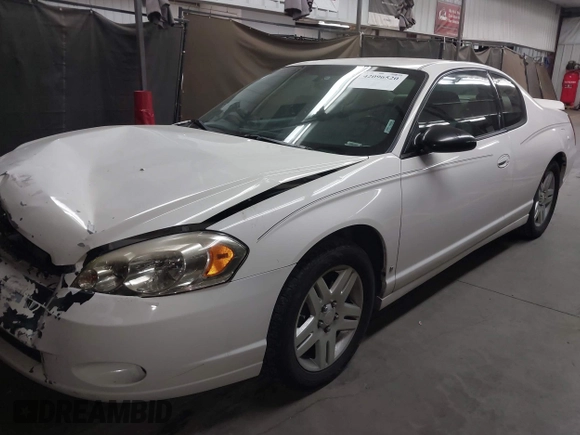 2007 Chevrolet Monte Carlo LT with VIN 2G1WK15K979357013, listed as a IAAI auction lot 42096520 with 203,172 mi miles and . Bid and sale history available at DreamBid. Image 17.