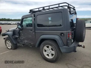 2017 Jeep Wrangler Sport with VIN 1C4GJWAG8HL608093, listed as a Copart auction lot 65006675 with 52,630 mi miles and Salvage title. Bid and sale history available at DreamBid. Image 2.