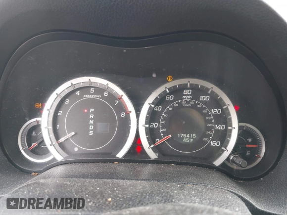 2010 Acura TSX with VIN JH4CU4F46AC002689, listed as a IAAI auction lot 41720365 with 175,415 mi miles. Bid and sale history available at carsss.com. Image 7.