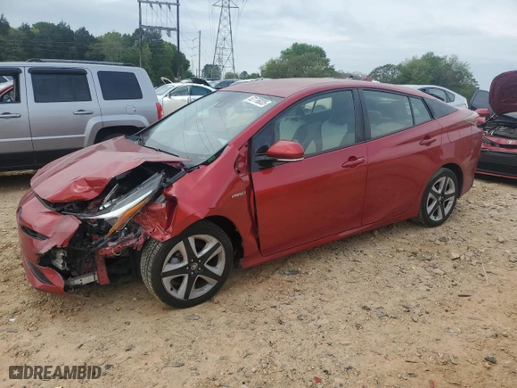2016 Toyota Prius Four with VIN JTDKARFU8G3526003, listed as a Copart auction lot 52176035 with 146,516 mi miles and Salvage Title. Bid and sale history available at carsss.com. Image 1.