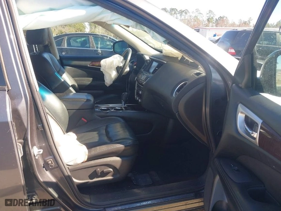 2016 Nissan Pathfinder S with VIN 5N1AR2MN5GC620696, listed as a IAAI auction lot 41294167 with 104,757 mi miles. Bid and sale history available at carsss.com. Image 5.