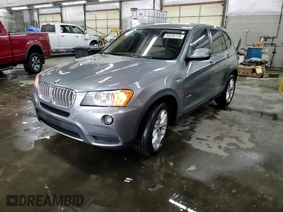 2013 BMW X3 xDrive35i with VIN 5UXWX7C54DL982186, listed as a Copart auction lot 89326175 with 136,622 mi miles and Salvage Title. Bid and sale history available at DreamBid. Image 13.