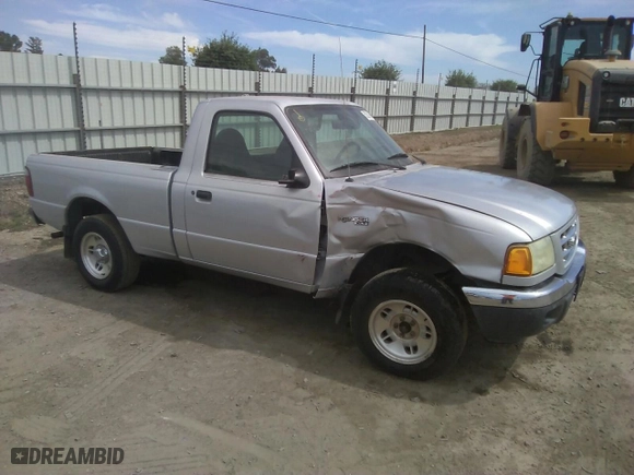 2001 Ford Ranger XL with VIN 1FTYR10C21PA47340, listed as a Copart auction lot 50261385 with 136,765 mi miles and Salvage Title. Bid and sale history available at carsss.com. Image 4.