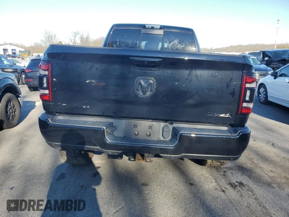 2019 Ram 2500 Laramie with VIN 3C6UR5NL9KG556594, listed as a Copart auction lot 45338315 with 0 mi miles and Salvage Title. Bid and sale history available at carsss.com. Image 6.