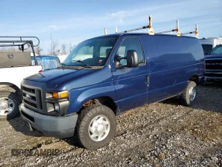2013 Ford Econoline Cargo Commercial with VIN 1FTSE3EL9DDA47671, listed as a Copart auction lot 82165934 with 83,216 mi miles and Clean Title. Bid and sale history available at carsss.com. Image 1.