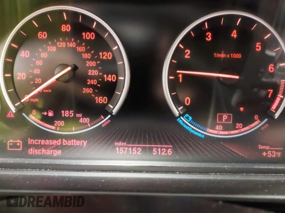2014 BMW 5 Series 535i xDrive with VIN WBA5B3C56ED292646, listed as a IAAI auction lot 41925997 with 157,152 mi miles and . Bid and sale history available at carsss.com. Image 7.