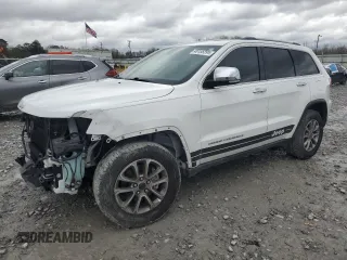 2014 Jeep Grand Cherokee Limited with VIN 1C4RJEBG5EC573283, listed as a Copart auction lot 48155395 with 141,645 mi miles and Salvage Title. Bid and sale history available at carsss.com. Image 1.