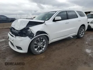 2019 Dodge Durango GT z VIN 1C4RDJDG1KC853095, wystawiony jako Copart lot #56042455 z przebiegiem 50 759 mil mil oraz Szkoda całkowita • Salvage title. Historia ofert i sprzedaży dostępna na DreamBid. Obrazek 1.