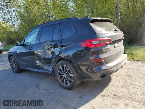 2021 BMW X5 xDrive45e with VIN 5UXTA6C0XM9E92063, listed as a Copart auction lot 54070165 with 14,725 mi miles and Salvage Title. Bid and sale history available at DreamBid. Image 2.