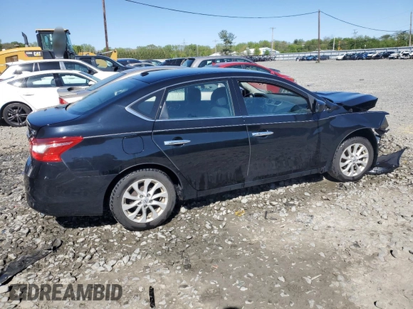 2019 Nissan Sentra S with VIN 3N1AB7AP0KY455414, listed as a Copart auction lot 55027795 with 64,714 mi miles and Salvage Title. Bid and sale history available at DreamBid. Image 3.