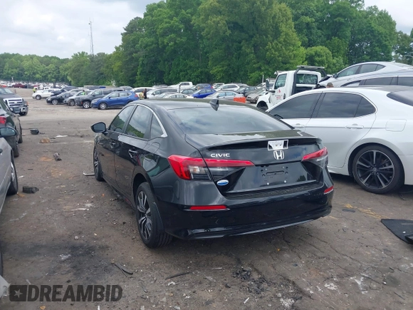 2024 Honda Civic EX z VIN 2HGFE1F77RH338897, wystawiony jako IAAI lot #42139117 z przebiegiem 14 470 mil mil oraz . Historia ofert i sprzedaży dostępna na DreamBid. Obrazek 3.