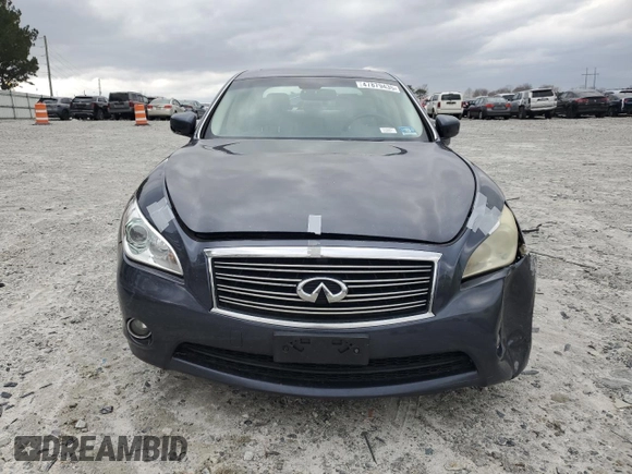 2011 Infiniti M with VIN JN1BY1AR6BM375779, listed as a Copart auction lot 47879435 with 245,770 mi miles and Salvage Title. Bid and sale history available at DreamBid. Image 5.