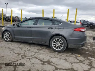 2017 Ford Fusion SE with VIN 3FA6P0HD2HR108909, listed as a Copart auction lot 50010495 with 57,613 mi miles and Salvage Title. Bid and sale history available at DreamBid. Image 2.