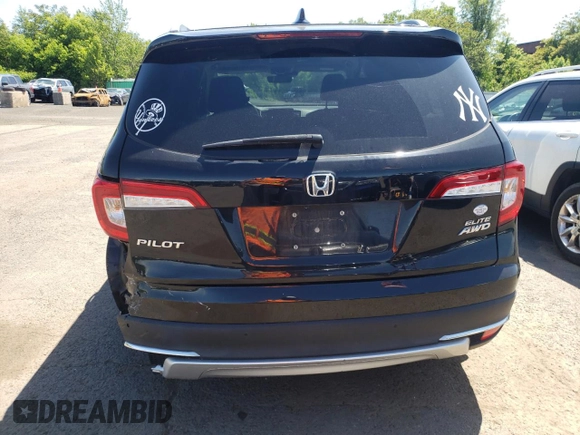 2022 Honda Pilot Elite z VIN 5FNYF6H03NB055138, wystawiony jako Copart lot #56964055 z przebiegiem 40 012 mil mil oraz Szkoda całkowita • Salvage title. Historia ofert i sprzedaży dostępna na DreamBid. Obrazek 6.
