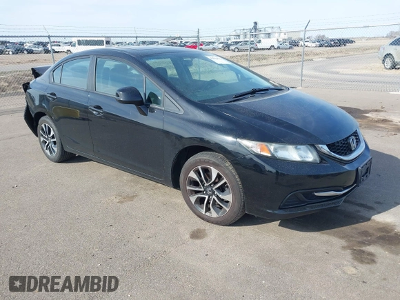 2013 Honda Civic EX with VIN 19XFB2F83DE089752, listed as a IAAI auction lot 42050511 with 127,875 mi miles and . Bid and sale history available at DreamBid. Image 1.