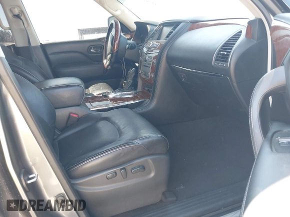 2018 Infiniti QX80 with VIN JN8AZ2NF2J9665048, listed as a IAAI auction lot 41791793 with 166,190 mi miles and . Bid and sale history available at DreamBid. Image 5.
