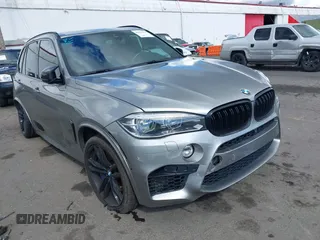 2018 BMW X5 M with VIN 5YMKT6C5XJ0Y83155, listed as a IAAI auction lot 41823075 with 55,897 mi miles. Bid and sale history available at carsss.com. Image 1.