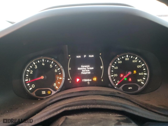 2017 Jeep Renegade Latitude with VIN ZACCJABB3HPE49600, listed as a Copart auction lot 48392215 with 172,242 mi miles and Salvage Title. Bid and sale history available at carsss.com. Image 9.