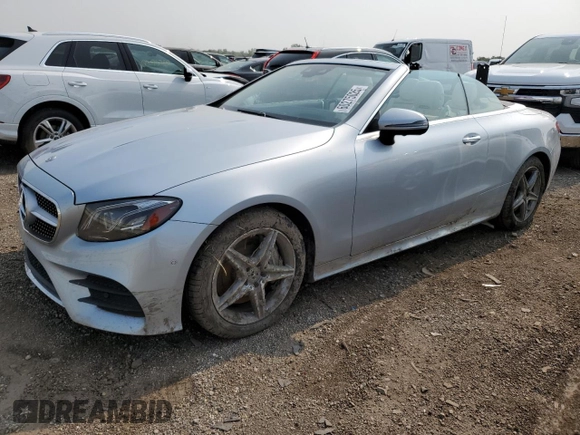 2019 Mercedes-Benz E 450 with VIN WDD1K6JB7KF080713, listed as a Copart auction lot 60275025 with 46,866 mi miles and Salvage title. Bid and sale history available at DreamBid. Image 1.