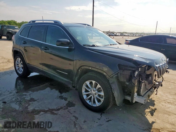 2019 Jeep Cherokee Latitude z VIN 1C4PJLCB7KD332961, wystawiony jako Copart lot #60554635 z przebiegiem 56 024 mil mil oraz Szkoda całkowita • Salvage title. Historia ofert i sprzedaży dostępna na DreamBid. Obrazek 4.