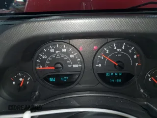 2008 Jeep Wrangler X with VIN 1J4FA24118L501599, listed as a Copart auction lot 52776475 with 74,186 mi miles and Salvage Title. Bid and sale history available at DreamBid. Image 9.