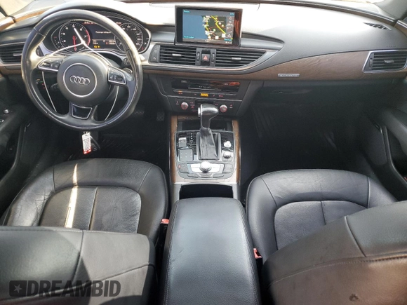 2015 Audi A7 3.0 Premium Plus with VIN WAUWGAFC4FN005742, listed as a Copart auction lot 58813164 with 115,296 mi miles and Salvage Title. Bid and sale history available at carsss.com. Image 8.