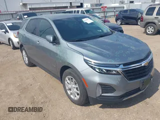 2024 Chevrolet Equinox LT with VIN 3GNAXKEG8RS142062, listed as a IAAI auction lot 42136077 with 32,819 mi miles and . Bid and sale history available at DreamBid. Image 1.