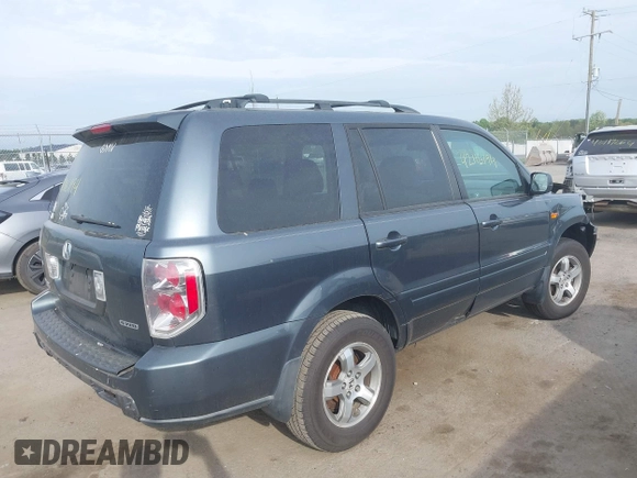 2006 Honda Pilot EX z VIN 5FNYF18456B023671, wystawiony jako IAAI lot #42116194 z przebiegiem 161 683 mil mil oraz . Historia ofert i sprzedaży dostępna na DreamBid. Obrazek 4.