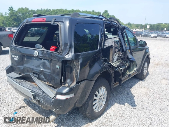 2011 Mercury Mariner Premier with VIN 4M2CN9HG4BKJ00186, listed as a IAAI auction lot 42840165 with 149,700 mi miles and . Bid and sale history available at DreamBid. Image 4.